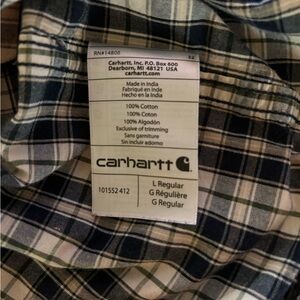 Carhartt Relaxed Fit Button down Shirt Mens Size Large